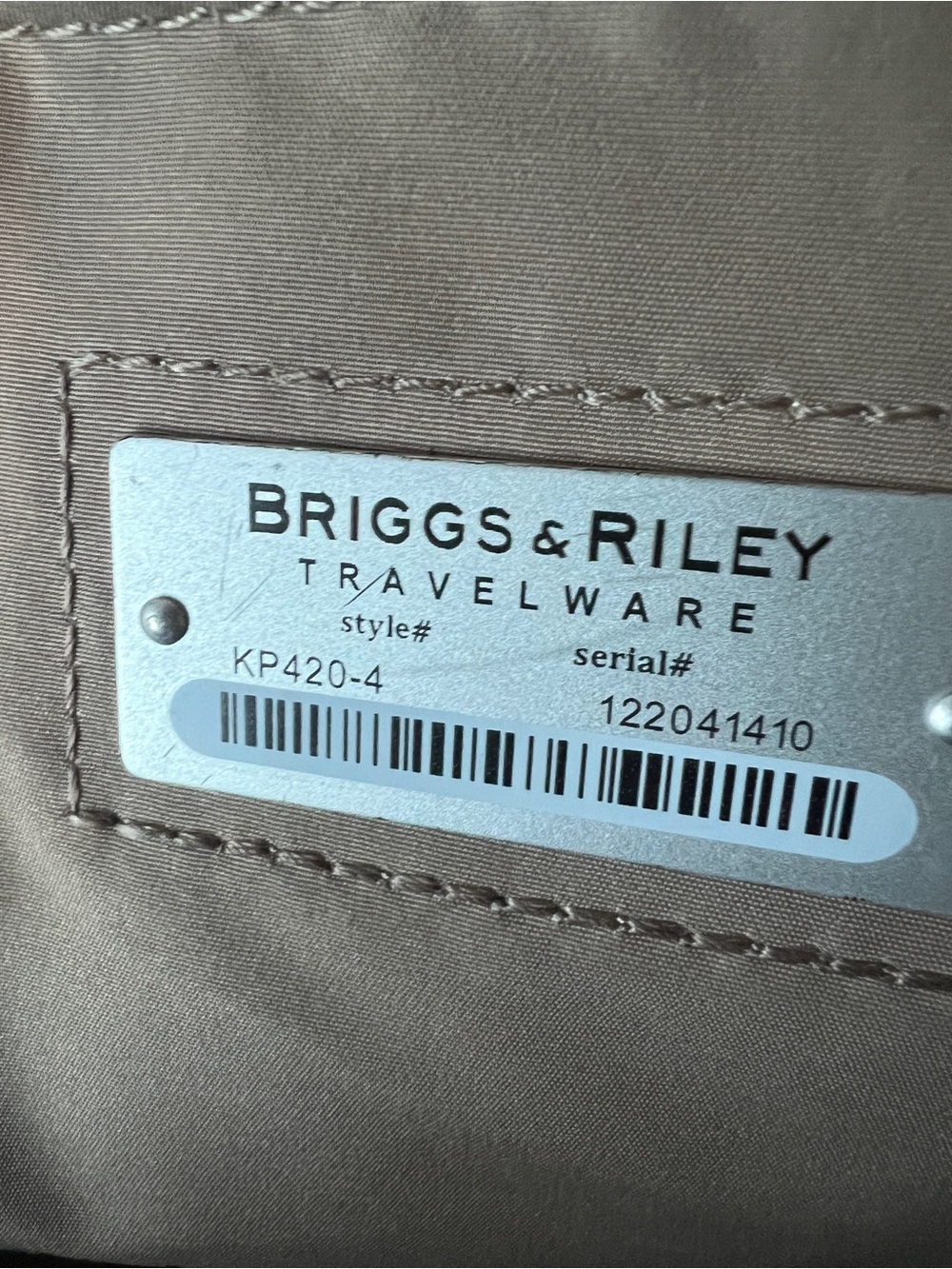 Briggs & Riley Black Slim Backpack - Picture 7 of 11